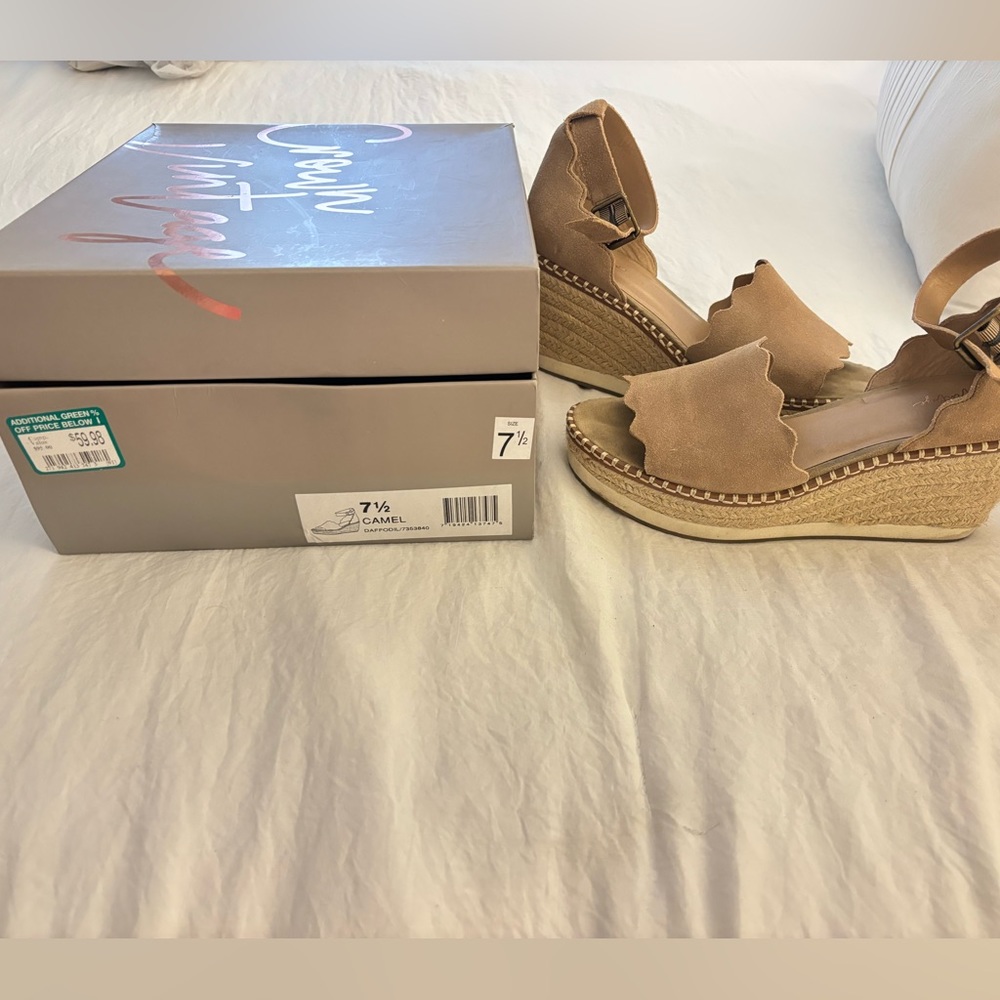Nude wedges! Very comfy!